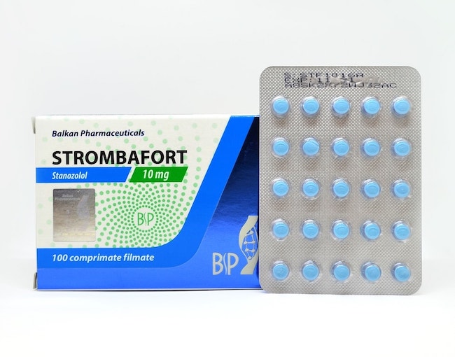 Strombafort (Станозолол) от Balkan Pharmaceutical (100tab\10mg) Strombafort (Станозолол) от Balkan Pharmaceutical (100tab\10mg)