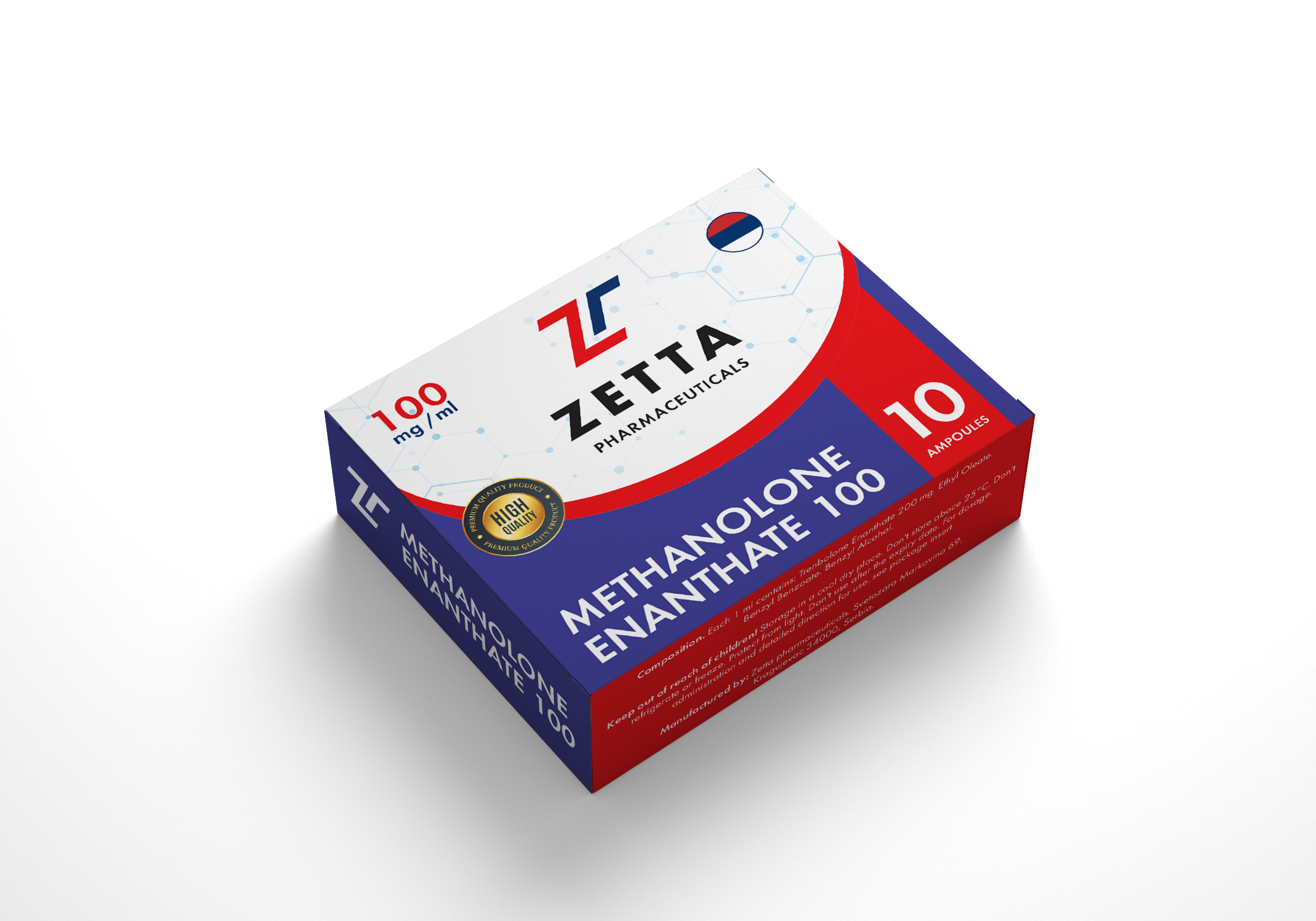 Methenolone Enanthate (Примоболан) от Zetta Pharmaceuticals (1мл100мг) Methenolone Enanthate (Примоболан) от Zetta Pharmaceuticals (1мл100мг)