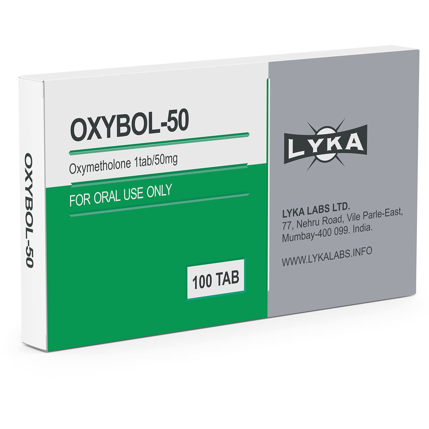 Oxybol-50 Оксиметалон Lyka Labs 100 tab 50mg