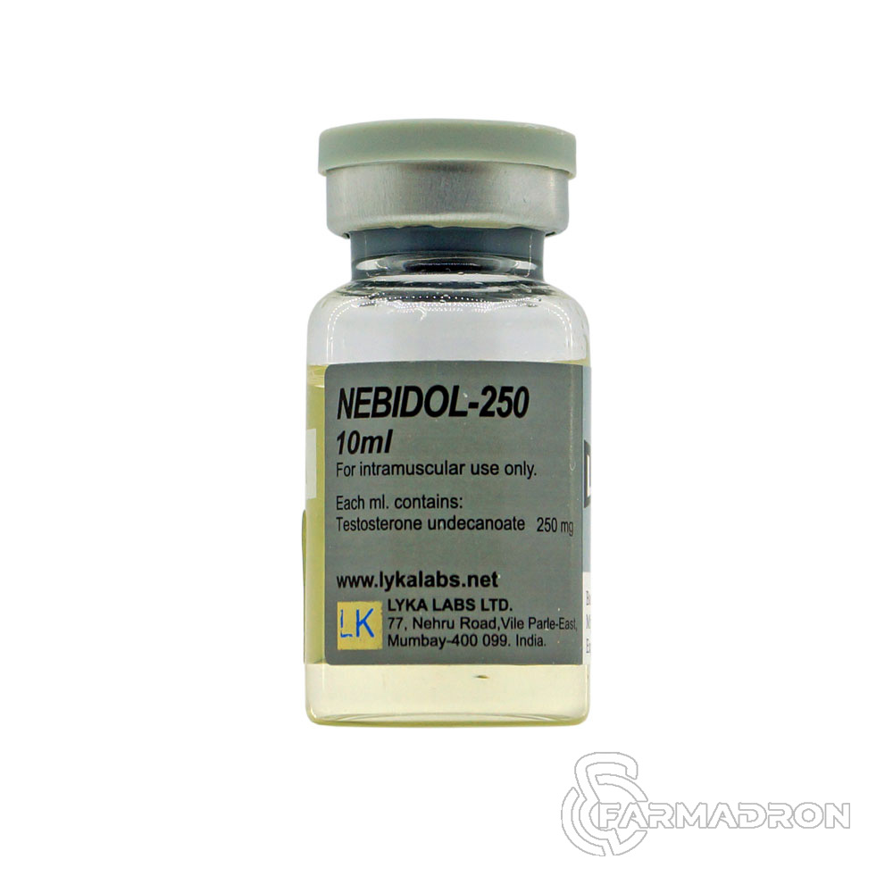 Nebidol (тестостерон ундеканоат) от Lyka Labs (250mg/10ml) TESTOPHENOL (Тестостерон Фенилпропионат) от Lyka Labs (100mg10ml) — упаковка препарата